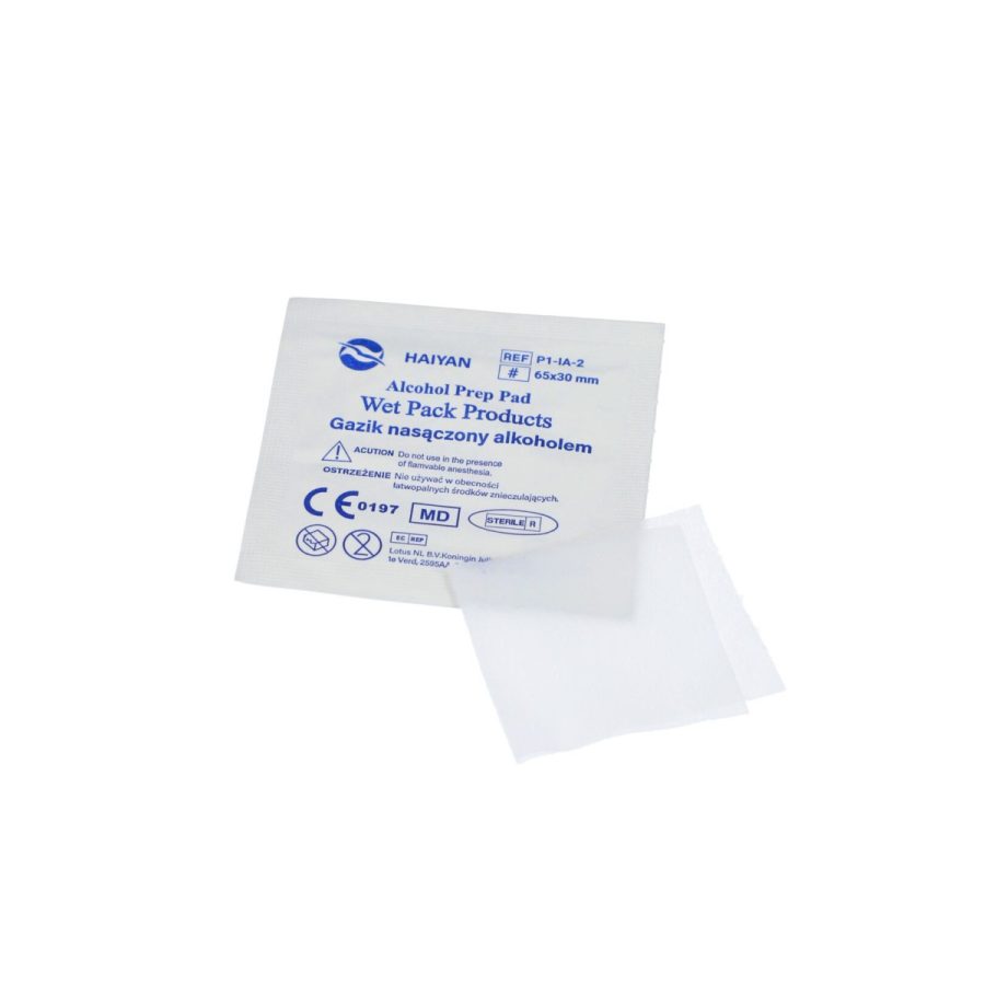 Spirta salvetes N100, 70% izopropilspirts, sterilas