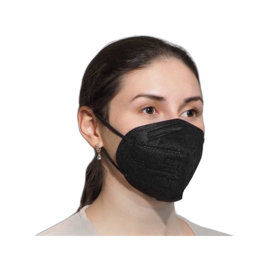 FFP2 respirators, melns, individuāli iepakots FFP2 respirators, melns, individuāli iepakots
