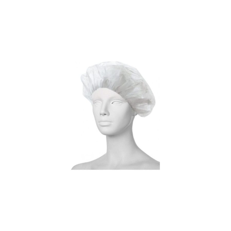 Beretes vienreizlietojamas, N100 Baltas 58 cm Beretes vienreizlietojamas, N100 Baltas 58 cm
