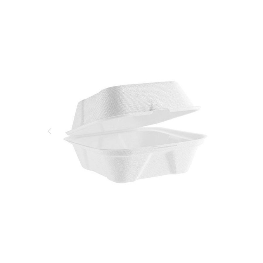 Kārba burgeriem no cukurniedrēm 150 x 150 mm, iesaiņots 50 gabali Kārba burgeriem no cukurniedrēm 150 x 150 mm, iesaiņots 50 gabali