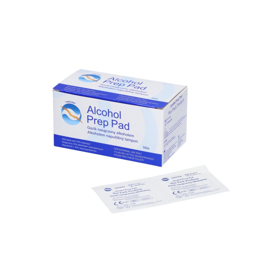 Spirta salvetes N100, 70% izopropilspirts, sterilas