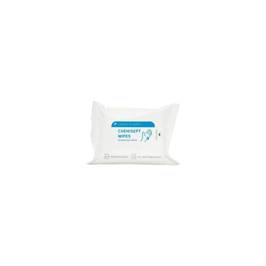 CHEMISEPT WIPES — salvetes roku dezinfekcijai ar pantenolu