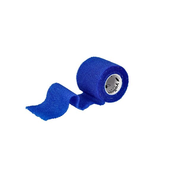 Elastīgā saite yellowBAND, pašpielīpošs pārsējs, zils, 5 cm × 4,5 m
