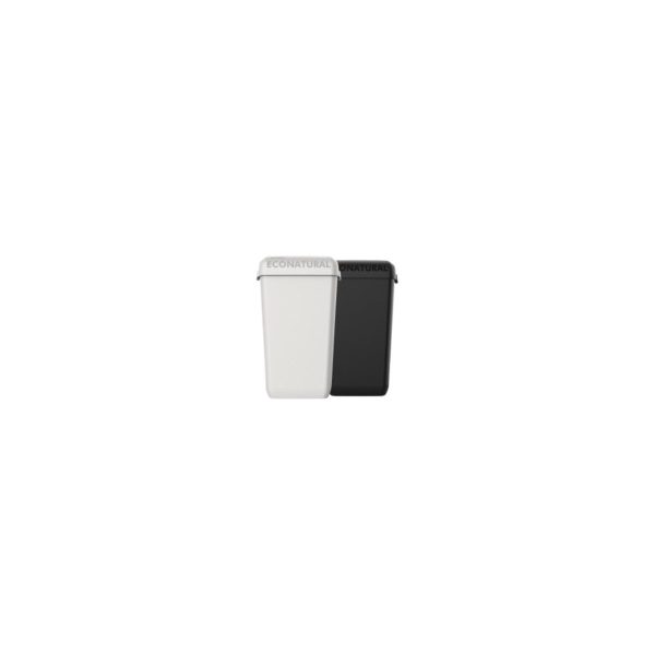 ECONATURAL FLOW WASTE BIN — atkritumu tvertne ar slēptu maisu