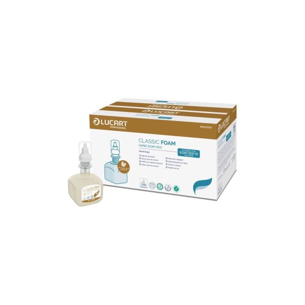 Lucart Classic Foam 400 — putu ziepes ar mandeļu eļļu