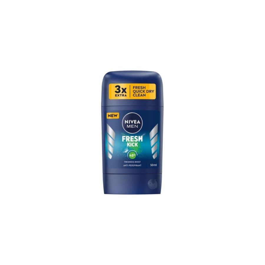 NIVEA MEN Fresh Kick 48H antiperspirants-zīmulis, 50 ml NIVEA MEN Fresh Kick 48H antiperspirants-zīmulis, 50 ml