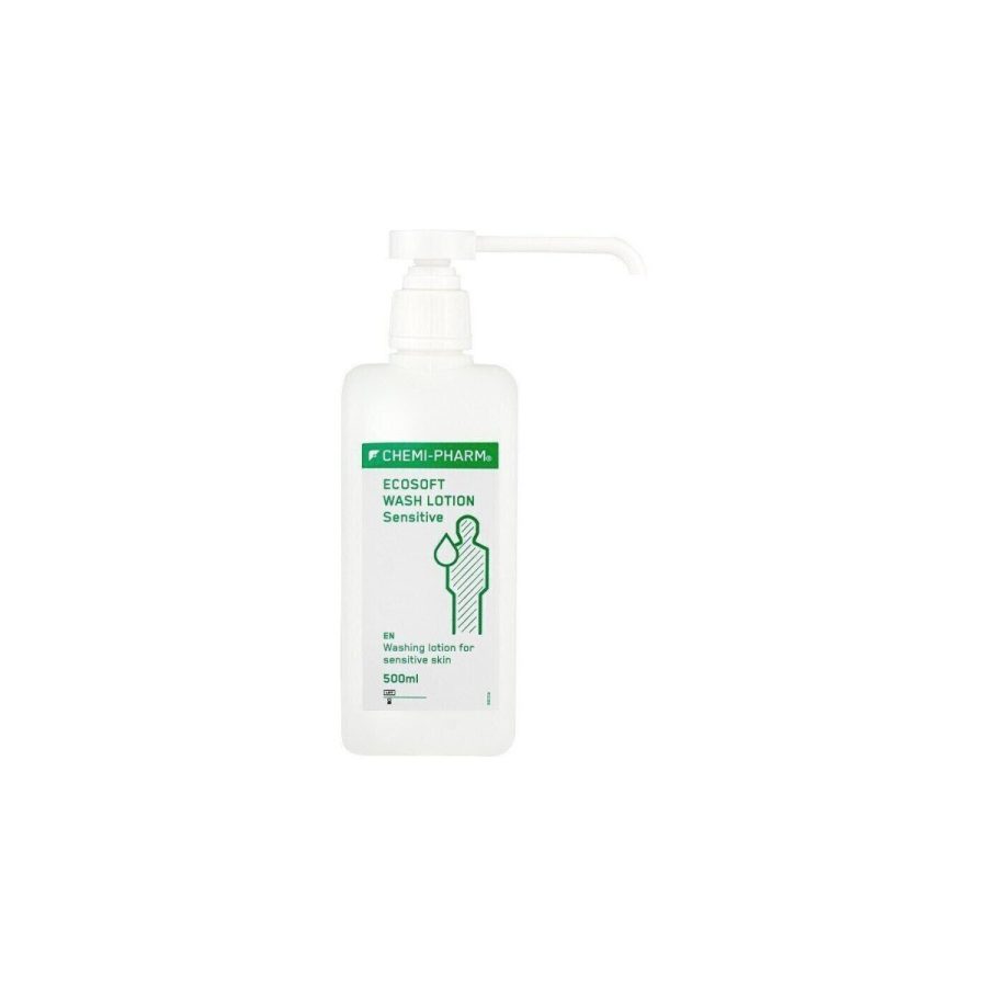 ECOSOFT WASH LOTION Sensitive — maigas šķidrās ziepes jutīgai ādai ECOSOFT WASH LOTION Sensitive — maigas šķidrās ziepes jutīgai ādai