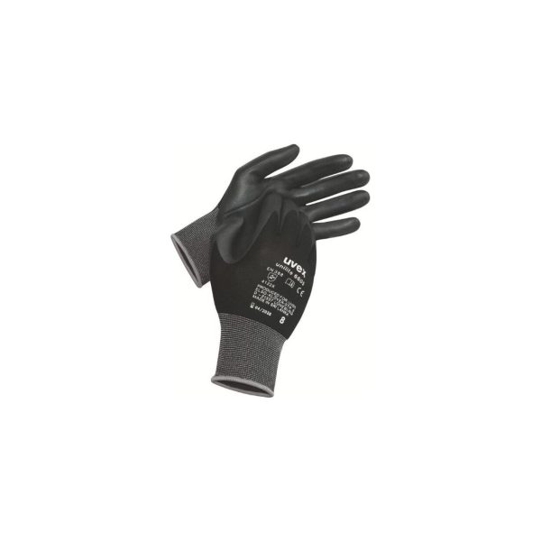 uvex unilite 6605 montāžas cimdi melni