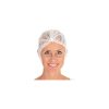 Vienreizlietojamās gofrētās cepurītes «Light», balta, N100, diametrs 60 cm Vienreizlietojamās gofrētās cepurītes «Light», balta, N100, diametrs 60 cm