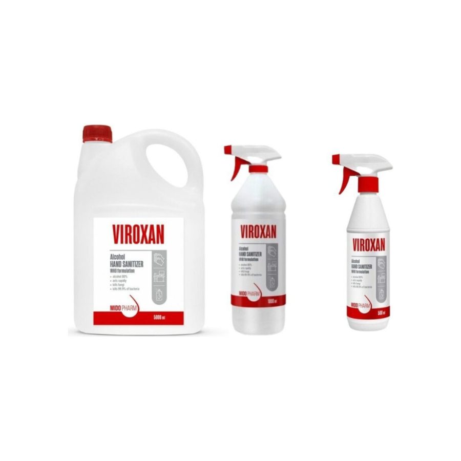 Viroxan — roku un virsmu dezinfekcijas līdzeklis Viroxan — roku un virsmu dezinfekcijas līdzeklis