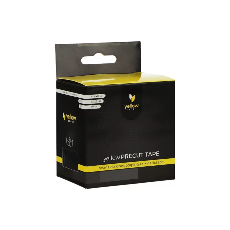 yellowSPORT yellowPRECUT TAPE – kinezioloģiskais teips X formā, 20 gab. (5 cm × 25 cm) yellowSPORT yellowPRECUT TAPE – kinezioloģiskais teips X formā, 20 gab. (5 cm × 25 cm)